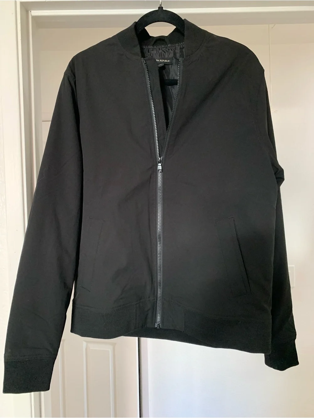 Banana Republic Black Satin-Lined Jacket